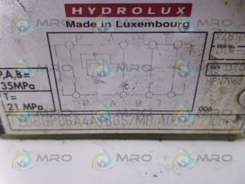 MOOG 706279 HYDRAULIC VALVE NSNP