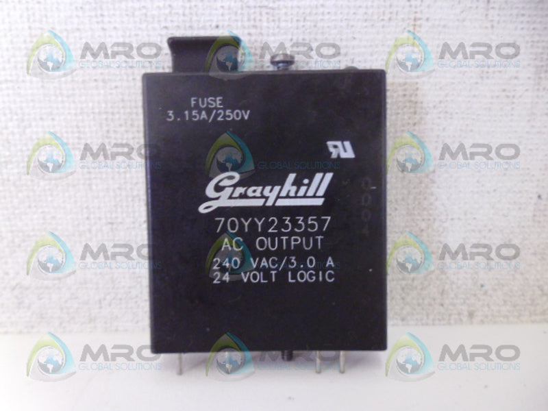 GRAYHILL 70YY23357 AC OUTPUT 240VAC NSNP
