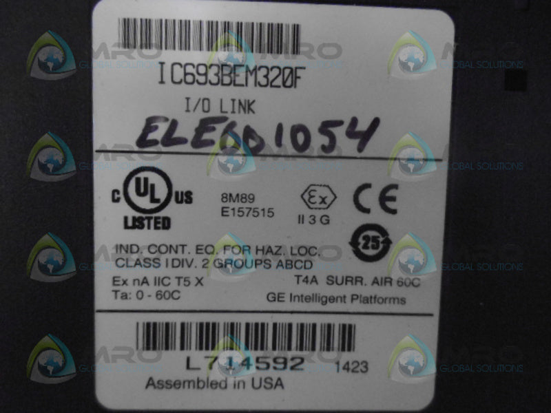 GE FANUC IC693BEM320F I/O LINK NSNP