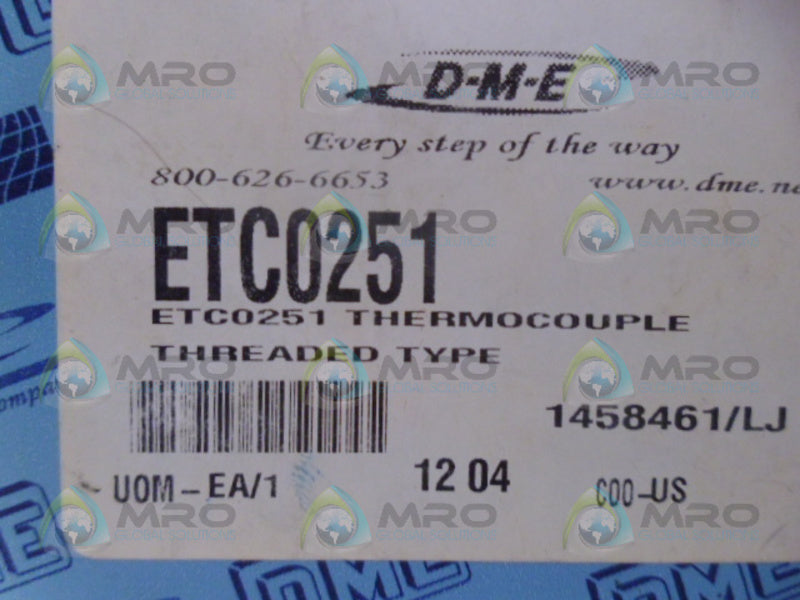 DME ETC0251 THERMOCOUPLE NSMP