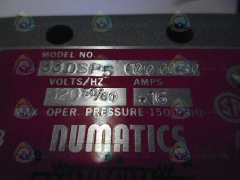 NUMATICS 33DSP5C000030 SOLENOID VALVE  UNMP