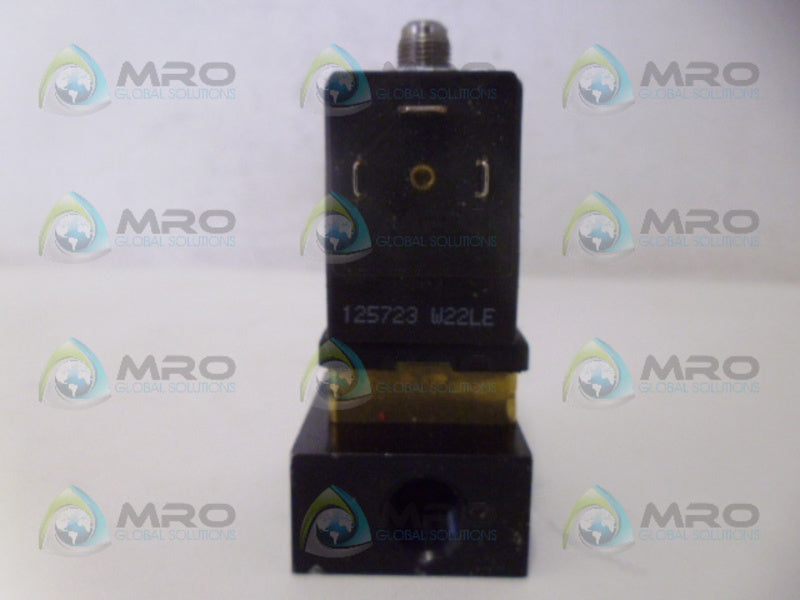 BURKERT 6014 C 5/64 FPM BR SOLENOID VALVE UNMP