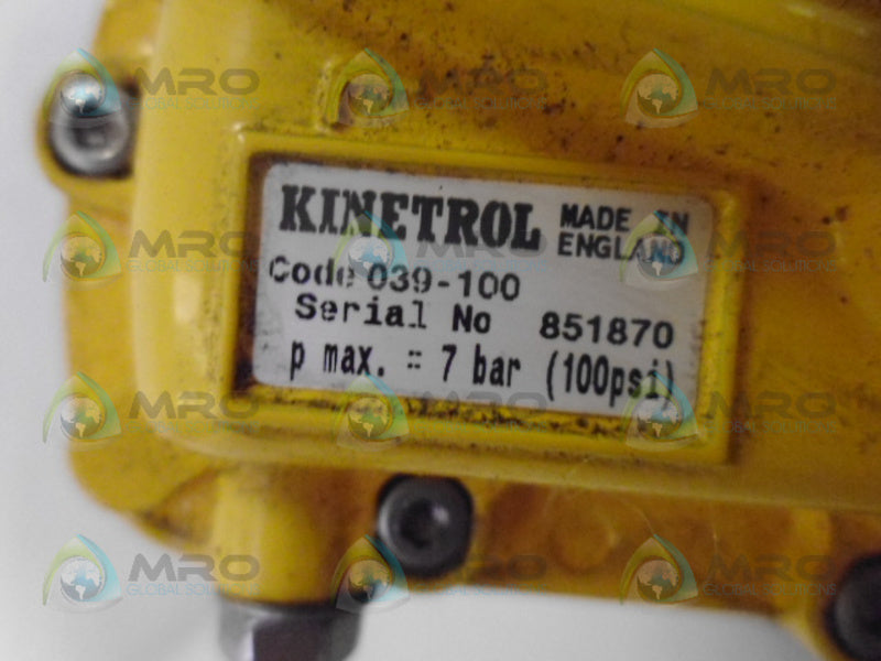 KINETROL 039-100L ACTUATOR SPRING UNMP
