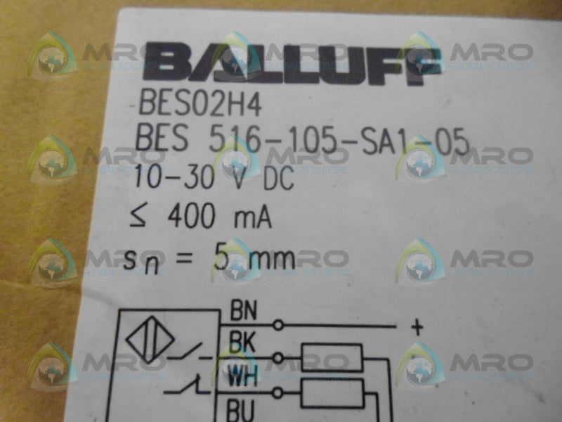 BALLUFF BES 516-105-SA1-05 PROXIMITY SWITCH NSMP