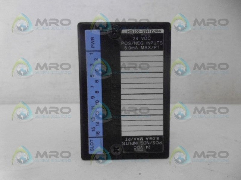 GE FANUC IC670MDL640J POS/NEG INPUT MOUDLE NSNP