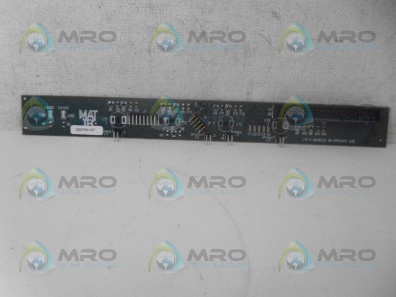 MATTEC 200704107 PC BOARD UNMP