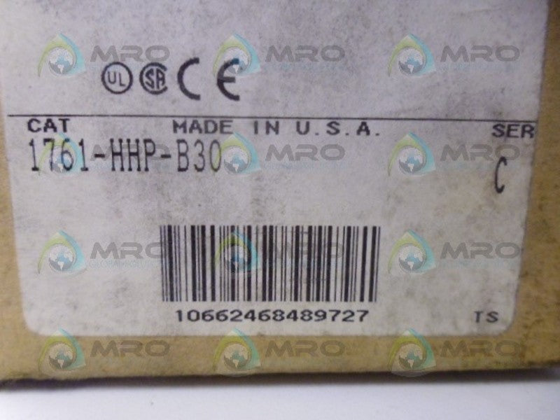 ALLEN BRADLEY 1761-HHP-B30 SER. C NSMP