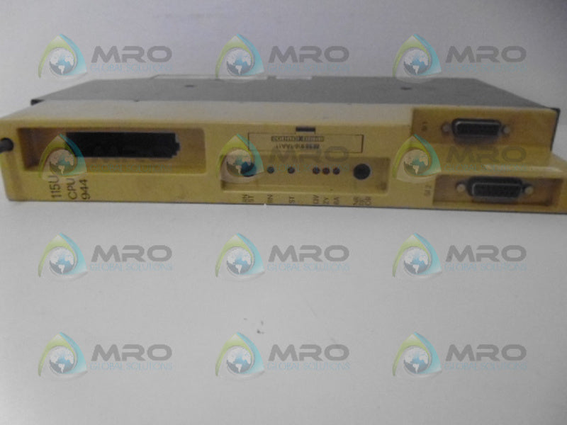 SIEMENS SIMATIC S5 6ES5944-7UA22 CPU MODULE UNMP