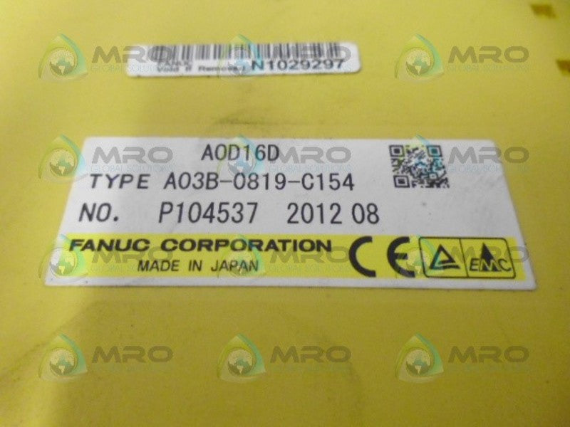 FANUC A03B-0819-C154  I/O UNMP