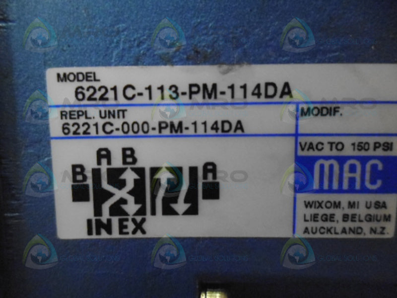 MAC 6221C-113-PM-114DA SOLENOID VALVE  NSNP