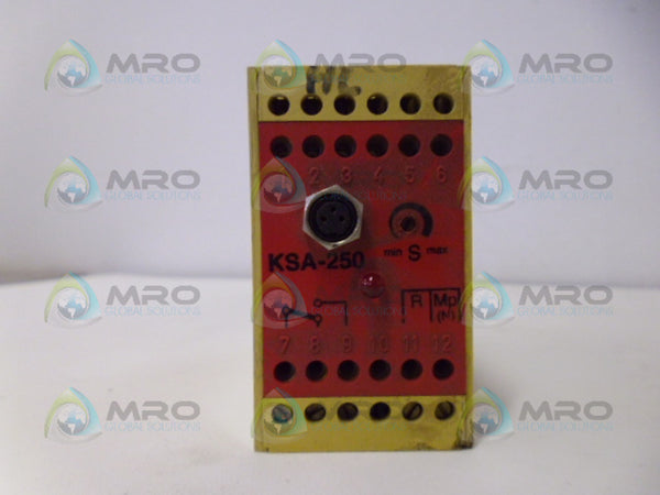 RECHNER KSA-250-2M-250VAC SAFETY RELAY UNMP