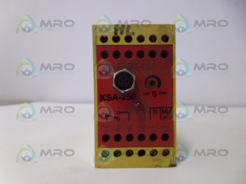 RECHNER KSA-250-2M-250VAC SAFETY RELAY UNMP