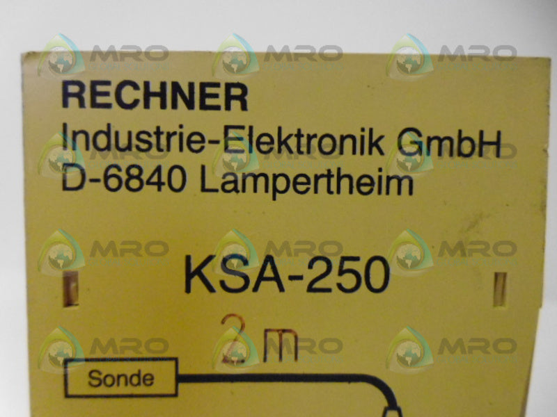 RECHNER KSA-250-2M-250VAC SAFETY RELAY UNMP