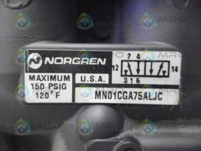 NORGREN MN01CGA7SALJC PNEUMATIC VALVE UNMP