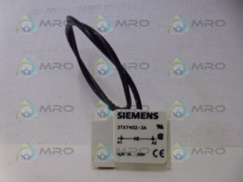 SIEMENS 3TX7402-3A SURGE SUPPRESSOR UNMP