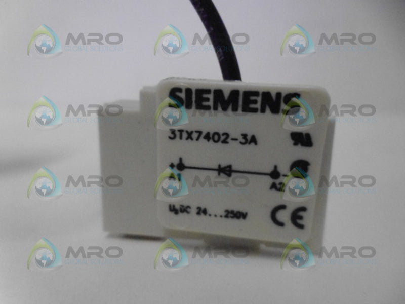 SIEMENS 3TX7402-3A SURGE SUPPRESSOR UNMP