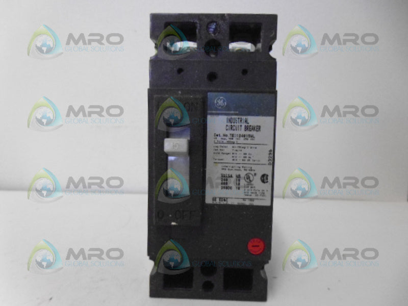 GENERAL ELECTRIC TED124015WL CIRCUIT BREAKER 15A (GREEN) NSMP