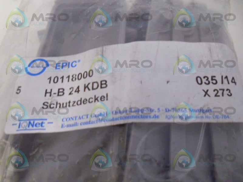 EPIC H-B 24 KDB COVERS (PK OF 5) NSMP