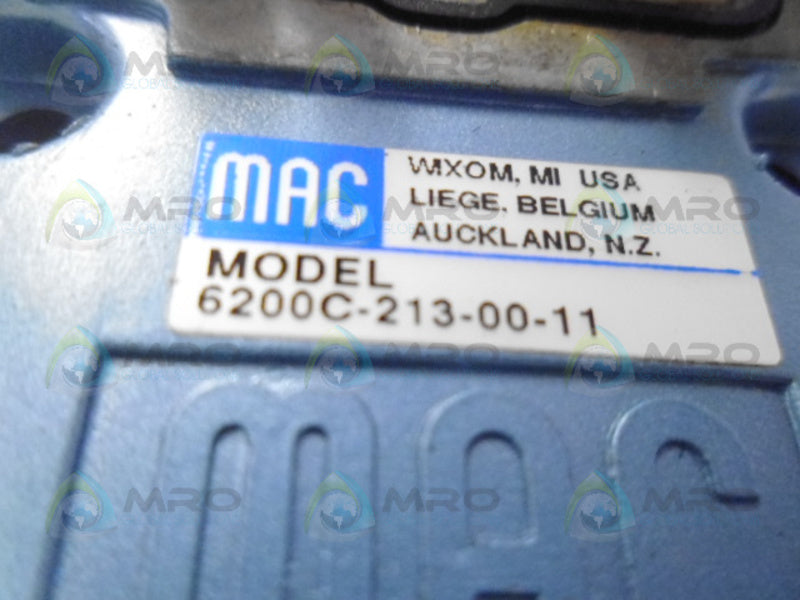 MAC 6200C-213-00-11 VALVE BASE  NSNP