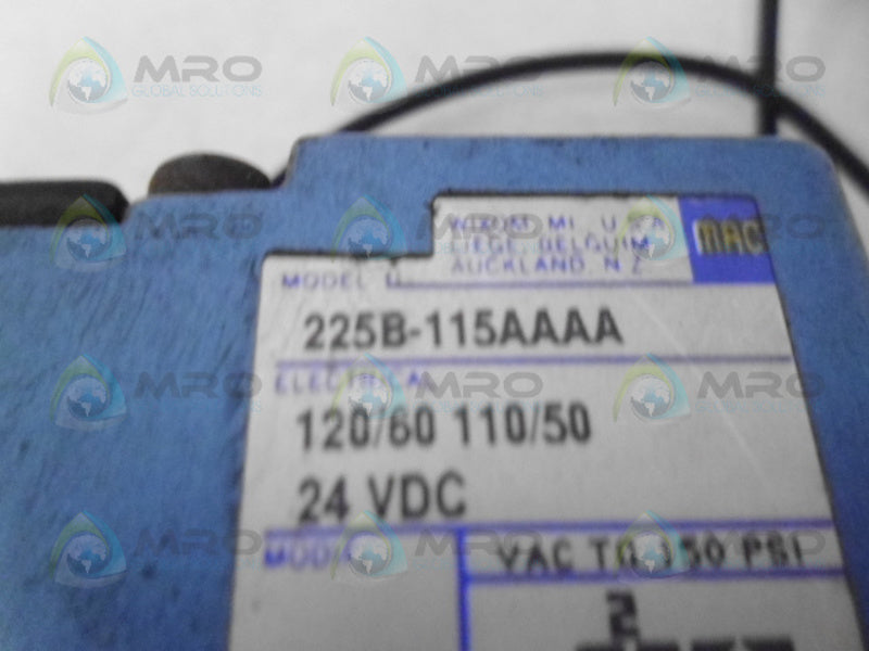 MAC 225B-115AAAA SOLENOID VALVE  NSNP