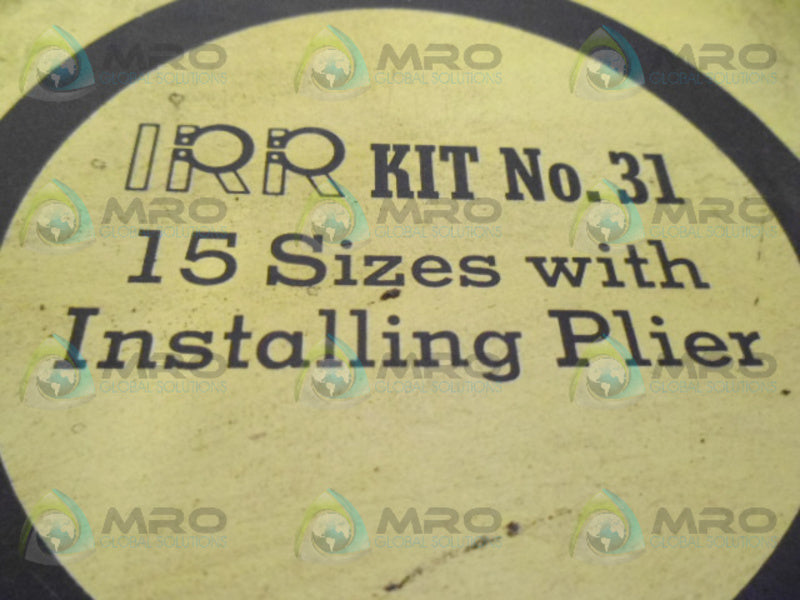 INDUSTRIAL RETAINGING EXTERNAL SERIES 3100 RING KIT 31 NSMP