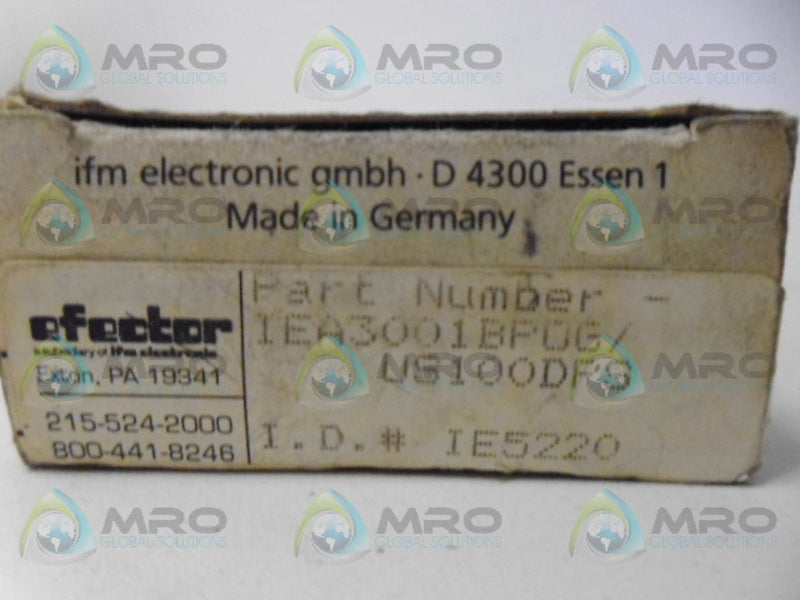 IFM EFECTOR ICA3001BPOG/US100DPS INDUCTIVE SENSOR NSMP