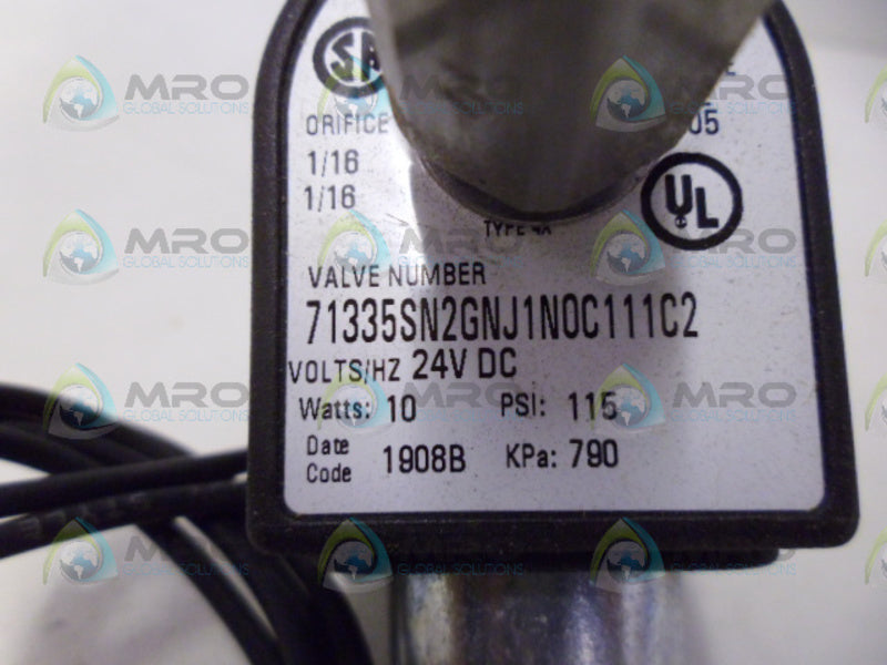 PARKER 71335SN2GNJ1N0C111C2 SOLENOID VALVE NSMP