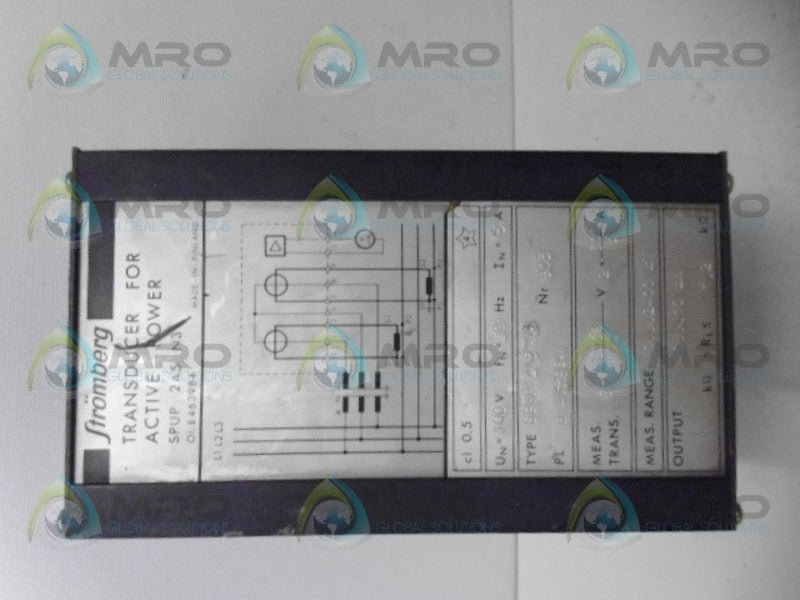 STROMBERG SPUP 2A5 N3 TRANSDUCER UNMP