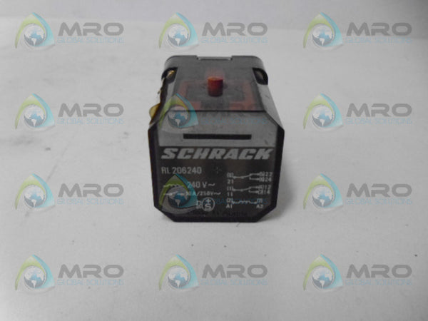 SCHRACK RL206240 RELAY 240V UNMP