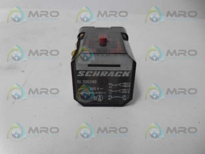 SCHRACK RL206240 RELAY 240V UNMP