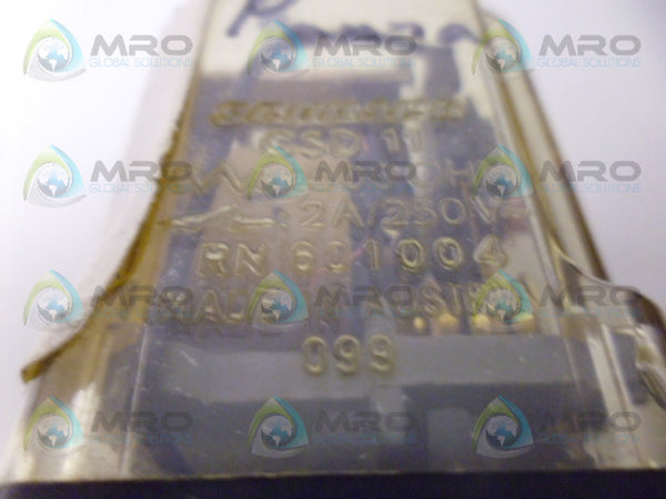 SCHRACK CSD11 RELAY 2A/250V UNMP