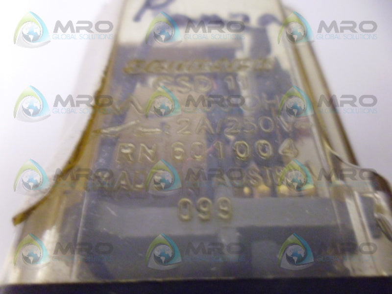 SCHRACK CSD11 RELAY 2A/250V UNMP