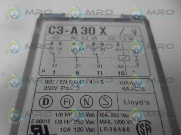 RELECO C3-A30X RELAY 110VDC UNMP
