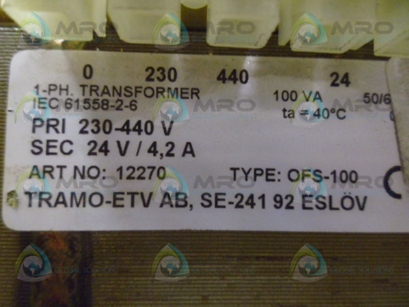 CARBOGNIN IEC-61558-2-6 TRANSFORMER NSNP