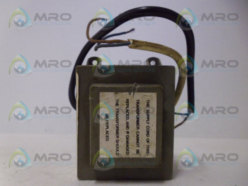 DIVERSEY ME6536B ISOLATING TRANSFORMER UNMP