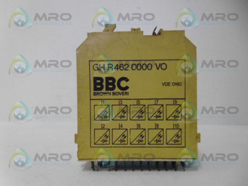 BROWN BOVERI GH R 462 0000 VO LOGIC BLOCK UNMP