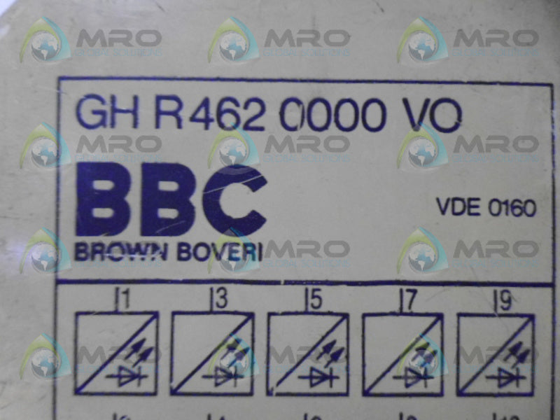 BROWN BOVERI GH R 462 0000 VO LOGIC BLOCK UNMP