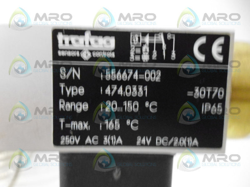TRAFAG 474.0331-30T70 BLOCK THERMOSTAT NSNP