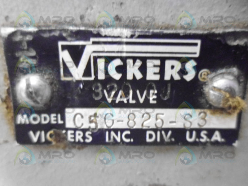 VICKERS C5G825S3 HYDRAULIC CHECK VALVE UNMP