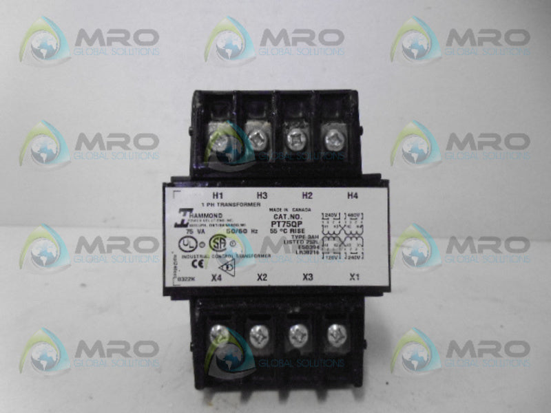 HAMMOND PT75QP TRANSFORMER NSMP