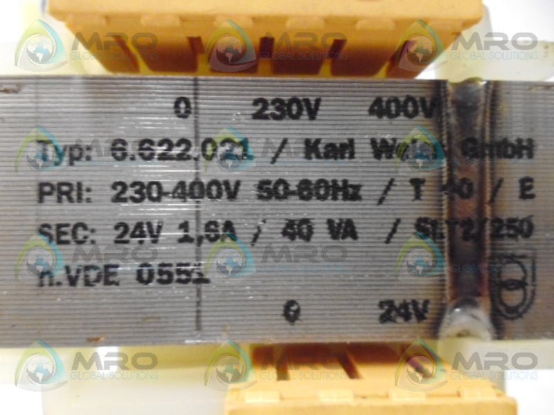 KARL WELS 6.622.021 TRANSFORMER NSNP