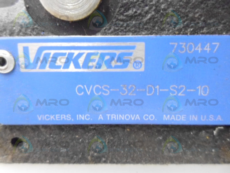 VICKERS CVCS-32-D1-S2-10 HYDRAULIC VALVE  NSNP