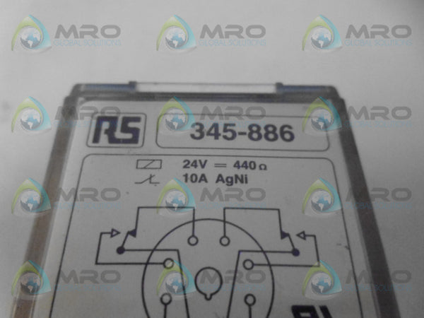 RS 345-886 RELAY 24V UNMP