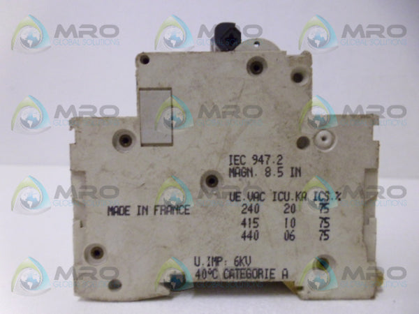 MERLIN GERIN C60N C10 CIRCUIT BREAKER 3P 10A UNMP