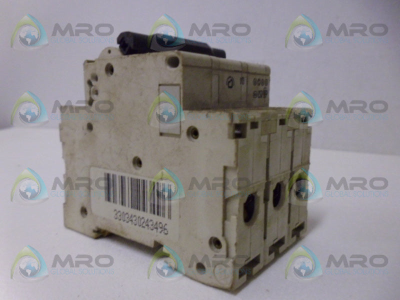 MERLIN GERIN C60N C10 CIRCUIT BREAKER 3P 10A UNMP