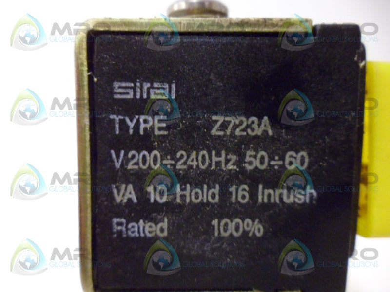 SIRAI Z723A VALVE COIL UNMP