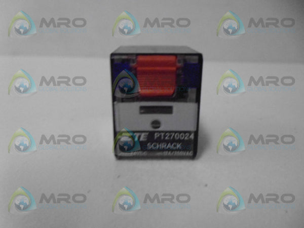 SCHRACK PT270024 RELAY 24VDC UNMP