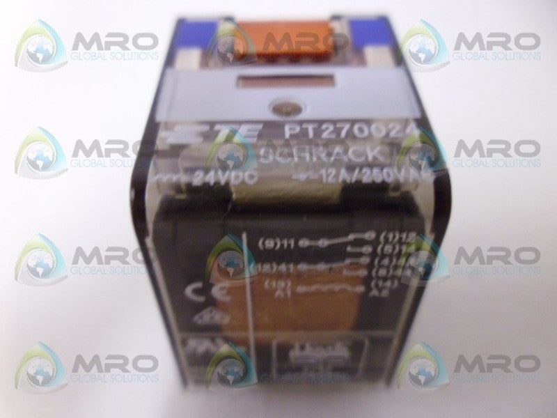 SCHRACK PT270024 RELAY 24VDC UNMP