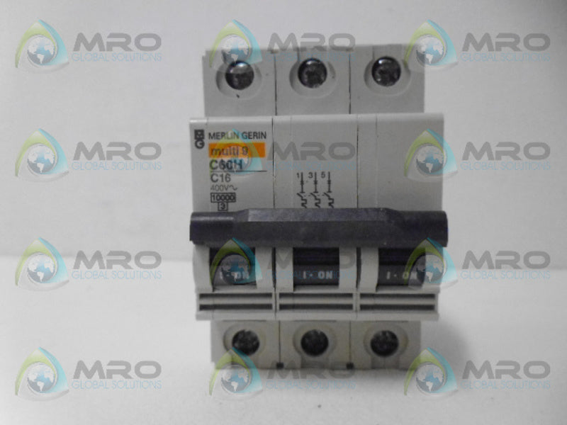 MERLIN GERIN C60H C16 CIRCUIT BREAKER 3P 16A NSNP