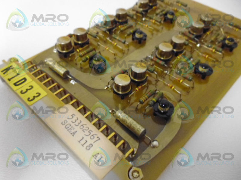 STROMBERG SGEA118A1 SCR CONTROL CARD UNMP